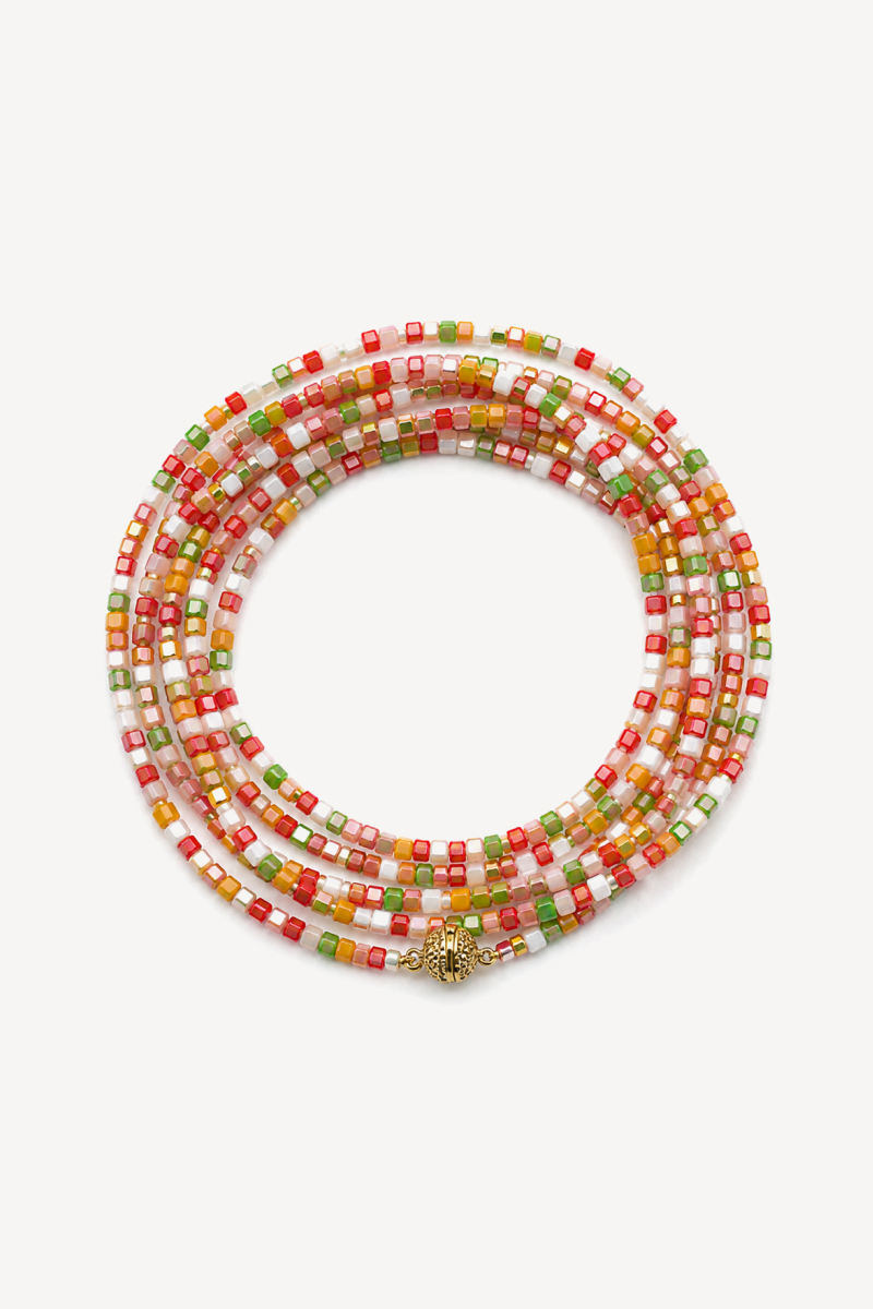 Нить из стекла SWAROVSKI мультиколор
